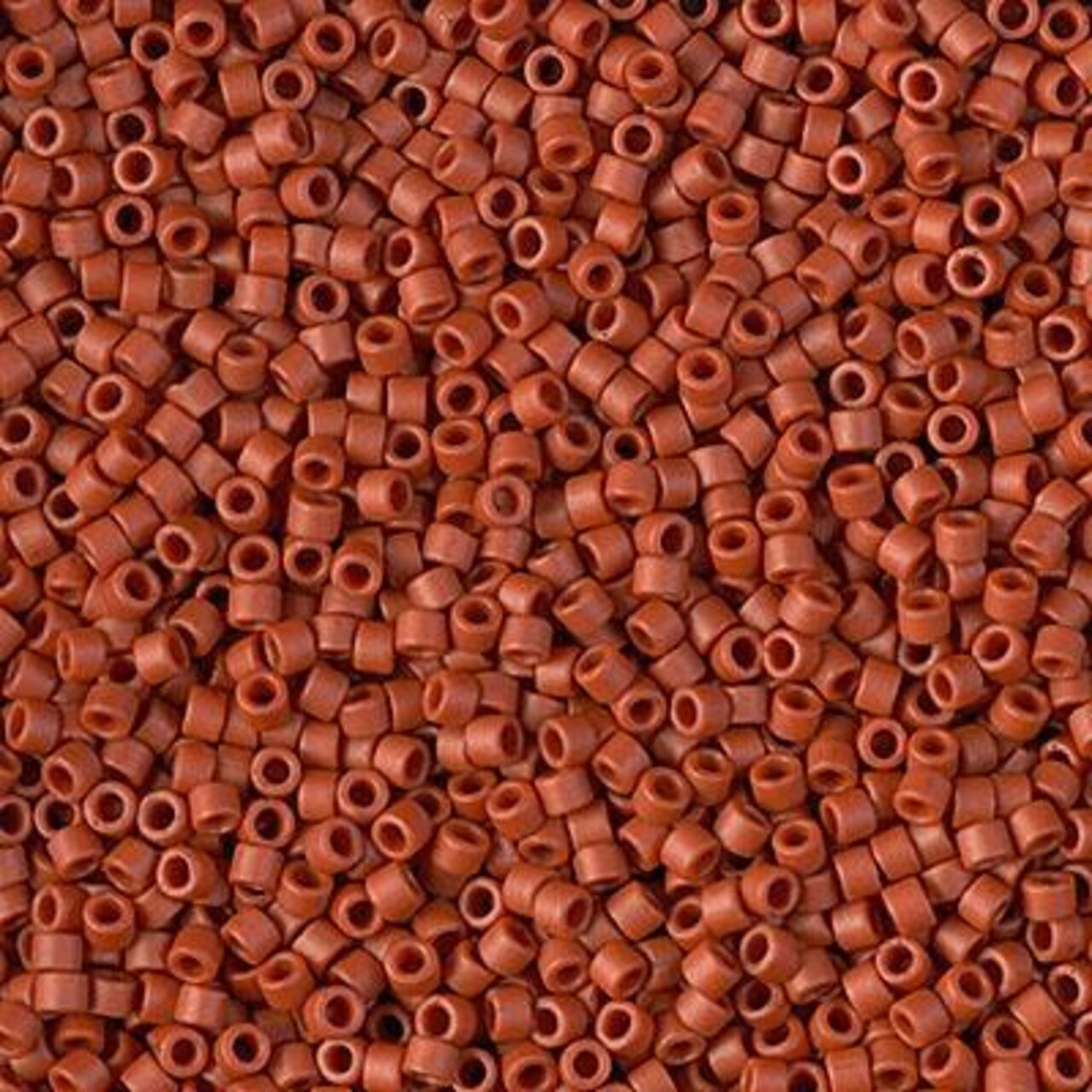 Miyuki Delica Bead 11/0, DB2288, Matte Opaque Glazed Sienna, 5 grams